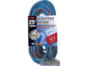 Prime Wire Model LT630825 25 ft. Ultra Heavy Duty Artic Blue All Weather TPE Extension Cord