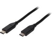 Link Depot USB31 1 G2 3.28 ft. Black USB 3.1 Gen 2 Type C Male to Standard USB 3.0 Type C Male Cable
