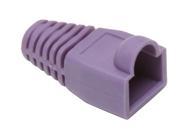 BYTECC Purple Color Snagless Boots for RJ45 50 Pack