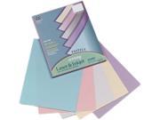 Pacon 101048 Array Bond Paper Letter 8.50 x 11 Recycled 100 Pack Lilac Gray Ivory Sky Blue Watermelon