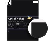 Astrobrights Colored Card Stock 65 lbs. 8 1 2 x 11 Eclipse Black 1