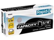Rapid High Capacity Staples 0.31 Leg 0.50 Crown Galvanized 1 Box