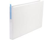 Wide Base Round Ring Binder With Label Holder 1 Capacity 11 X 17 W