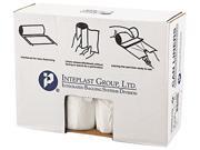 Inteplast Group S386012N High Density Can Liner 38 x 60 60gal 12mic Clear 25 Roll 8 Rolls Carton 1 Carton