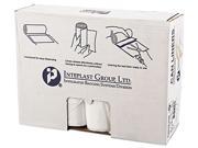 Inteplast Group S404816N High Density Can Liner 40 x 48 45gal 16mic Clear 25 Roll 10 Rolls Carton 1 Carton