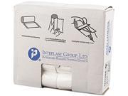 High Density Can Liner 24 x 33 16 Gallon 6 Micron Clear 50 Roll