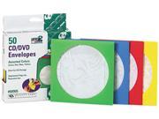 Colored CD DVD Paper Sleeves 50 Box