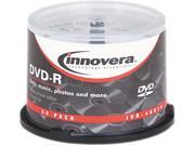 Dvd R Discs Hub Printable 4.7Gb 16X Spindle Matte White 50 Pack