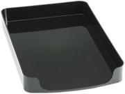 2200 Series Front Loading Desk Tray Plastic 8 1 2 X 14 Black