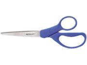 All Purpose Preferred Stainless Steel Scissors 8 Blue 2 Pack