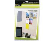 Clear Plastic Sign Holder All Purpose 8 1 2 x 11