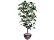 Nu Dell Artificial Ficus Tree 6 ft. Overall Height