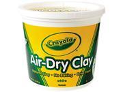 Crayola Air Dry Clay Bucket White