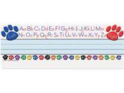 Paw Prints Left Right Alphabet Nameplate 11 1 2 x 3 1 2 36 Pack