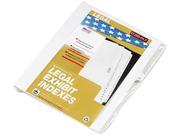 80000 Series Legal Index Dividers Side Tab Printed 35 25 Pack