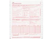 CMS Forms 2 Part Continuous White White 9 1 2 x 11 1000 Forms
