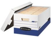 Fellowes 0063101 Bankers Box Presto Maximum Strength Storage Box Ltr 24 12 x 24 x 10 WE 12 Carton
