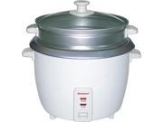 Brentwood TS 700S 4 Cup 0.8 Liter Rice Cooker with Steamer White Body