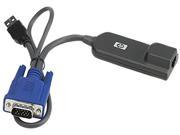 HP AF628A KVM Console USB Interface Adapter 1 Pack USB Keyboard Mouse Video