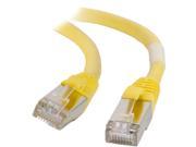 C2G 1FT CAT6 SNAGLESS SHIELDED STP NETWORK PATCH CABLE YELLOW