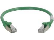 C2G 5FT CAT6 SNAGLESS SHIELDED STP NETWORK PATCH CABLE GREEN