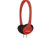 Koss KPH7 On Ear Portable Stereo Headphones Red
