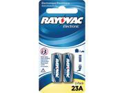 RAYOVAC KE23A 2ZMA Alkaline Keyless Entry Batteries 2 pk 23A Size; 12 Volt