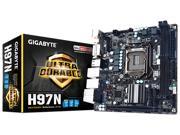 Gigabyte Ultra Durable GA H97N Desktop Motherboard Intel H97 Express Chipset Socket H3 LGA 1150