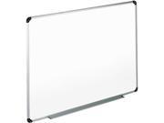 Universal Dry Erase Board Melamine 48 x 36 White Black Gray Aluminum Plastic Frame