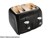 Proctor Silex 24201 Cool Touch 4 Slice Toaster Black
