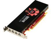 AMD FirePro W4300 100 505973 4GB 128 bit GDDR5 PCI Express 3.0 x16 Low profile design fits SFF and full size ATX chassis Workstation Video Card