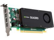 PNY Quadro K1200 VCQK1200DVI PB 4GB 128 bit GDDR5 PCI Express 2.0 x16 Full Height or Low Profile Workstation Video Card for DVI