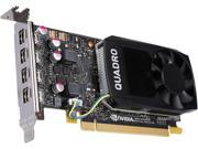 PNY Quadro P1000 VCQP1000 PB 4GB 128 bit GDDR5 PCI Express 3.0 x16 Low Profile Video Cards Workstation