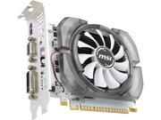 MSI GeForce GT 730 DirectX 12 N730 4GD3V2 4GB 128 Bit DDR3 PCI Express 2.0 x16 HDCP Ready ATX Video Card