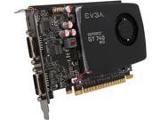 EVGA GeForce GT 740 Superclocked DirectX 12 feature level 11_0 02G P4 2742 KR Video Card