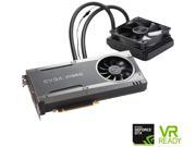EVGA GeForce GTX 1080 FTW HYBRID GAMING 08G P4 6288 KR 8GB GDDR5X RGB LED All In One Watercooling with 10CM FAN 10 Power Phases Double BIOS DX12 OSD Supp