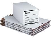 Storage Box Drawer Files Letter Fiberboard 12 X 24 X 10 White