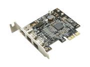 SYBA Low Profile PCI Express 1394B A Firewire Card Model SD PEX30009