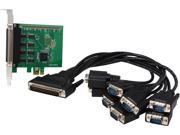 SYBA 8 Port RS 232 Serial PCI Express Revision 2.0; with Exar Chipset Model SI PEX15041