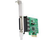 SYBA PCI Express 4 Port DB9 Serial RS 232 Card with Fan Out Cable Asix99100 Chipset Model SI PEX15056
