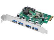 SIIG 4 Port USB 3.0 PCIe Model JU P40412 S1