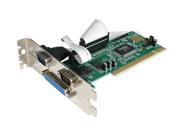 StarTech 2 Port 16550 Serial and 1 Port EPP ECP Parallel Slot Saver PCI Card Model PCI2S1P
