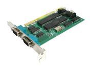 Yes Virginia, there is still a company that makes ISA based serial cards.  StarTech's 2 port 16550 UART based card plugs into any available ISA slot.    Each port is individually configurable as to speed, base address and IRQ setting.  The use of jumpers means that it is easy to set and install. Type: ISA to Serial Port Card External Ports: 2 - DB9 Male Data Transfer Rate: 460.8 Kbits/Sec max. Operating Systems Supported: Windows 3.1, 95, 98, NT4, NT5 Weight: 0.29 lbs.(include package) Features: Full jumper set to ensure compatibility with almost any PC system
