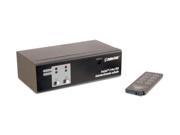 C2G TruLink 2 Port UXGA Monitor Switcher Extender with 3.5mm Audio 39971