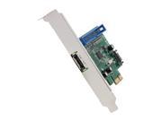 BYTECC PCIe SATAIII 6Gbps 1 INTERNAL SATA port 1 EXTERNAL eSATA port Host Card Model BT PES321i