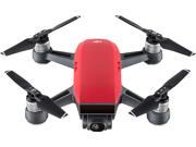 DJI Spark Palm Launch Quadcopter Drone with UltraSmooth Camera, Lava Red, CP.PT.000735