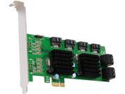 SYBA SD PEX40104 SATA 8 Port SATA III 6G PCI E 2.0 x1 Card