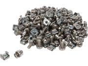 StarTech CABSCREWM62 100 Pkg M6 Mounting Screws and Cage Nuts for Server Rack Cabinet