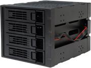 Rosewill RSV SATA Cage 34 Hard Disk Drives Black 3 x 5.25 to 4 x 3.5 Hot Swap SATA III SAS Cage