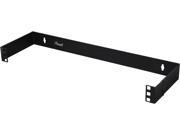 Rosewill 1U 12 inch Wall Mount Bracket for Patch Panel with Hinge Design RSA 1UBRA001